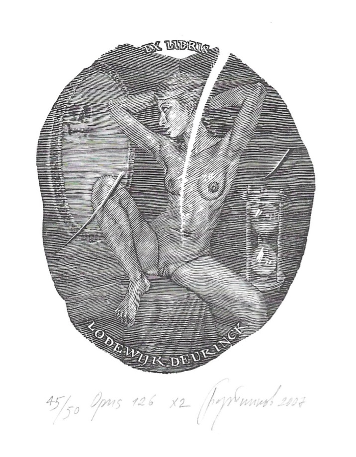 Houtgravure van Evgenij Bortnikov (RUS) uit 2007